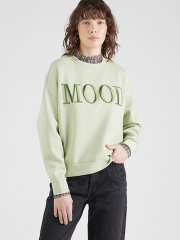 VILA Sweatshirt 'Reflect Mood' in Green: front