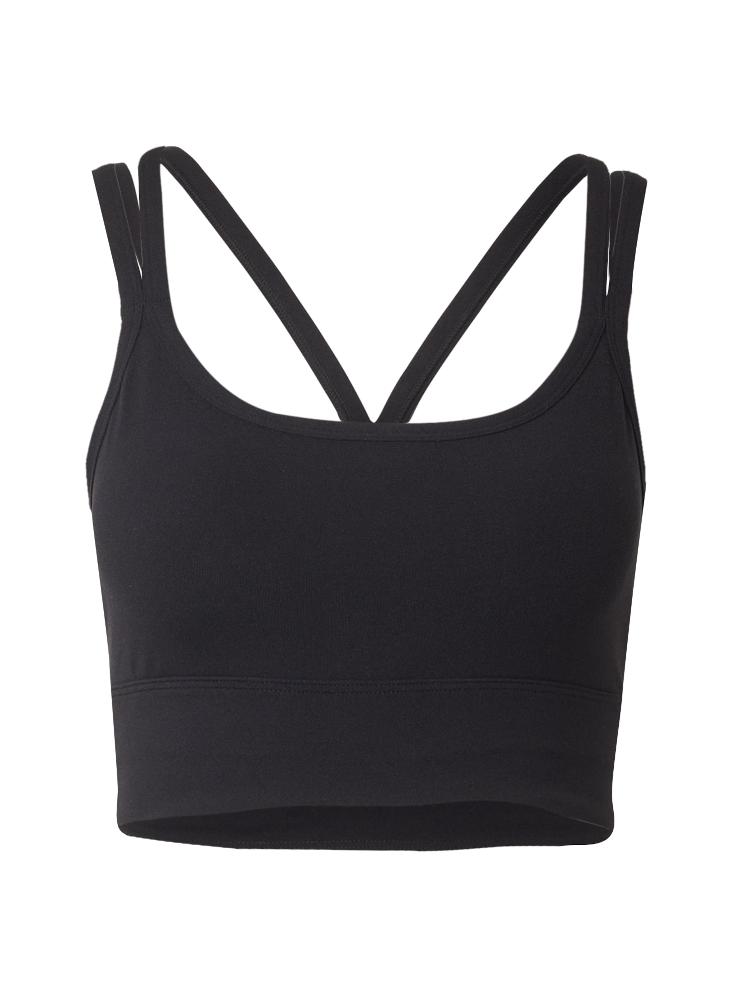 Fabletics Bustier Sports-BH i sort: forside