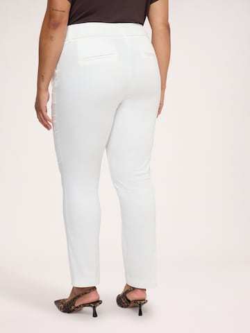 Fiorella Rubino - Slimfit Pantalón en blanco