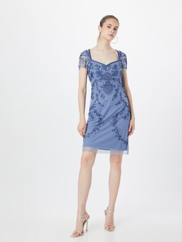 Papell Studio Cocktail Dress in Blue: front
