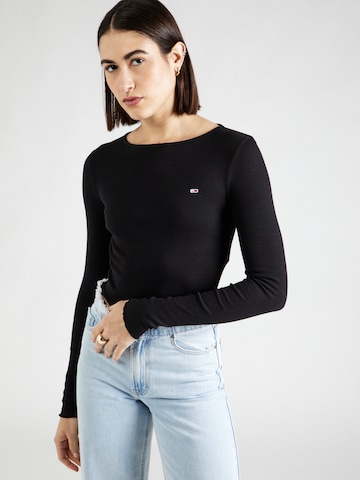 Tommy Jeans Shirt in Black: front