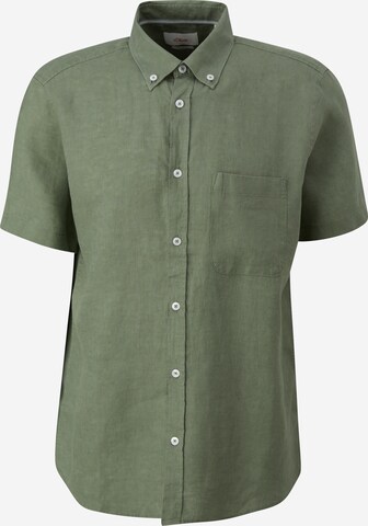 s.Oliver Overhemd in Groen: voorkant
