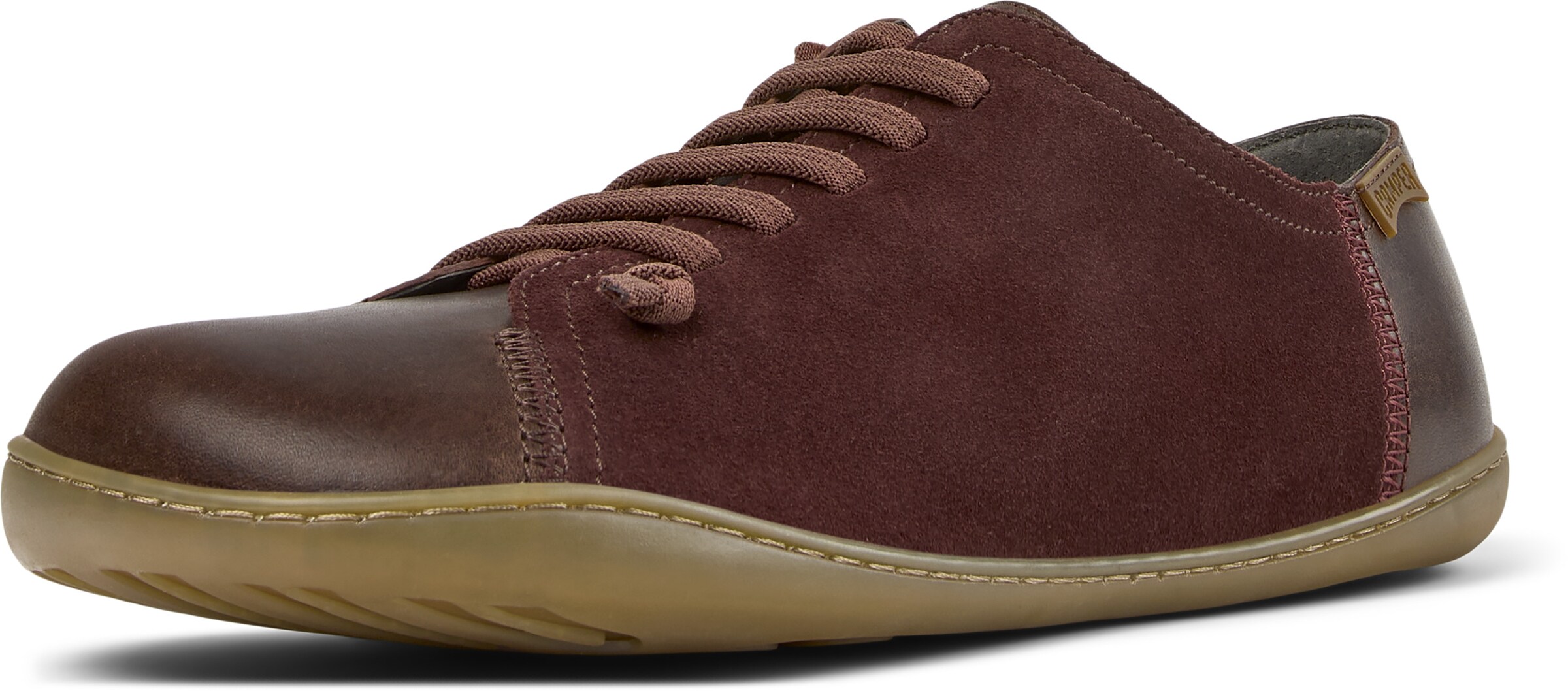 Baskets basses 'Peu Cami' CAMPER en marron : devant