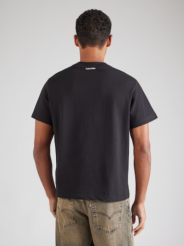 Calvin Klein Jeans Regularen Majica | črna barva