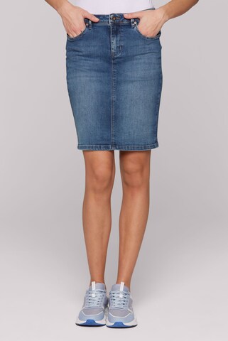 Soccx Skirt in Blue: front