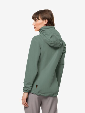 JACK WOLFSKIN - Casaco outdoor 'STORMY POINT' em verde