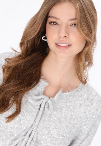 MYMO Knit cardigan in Grey