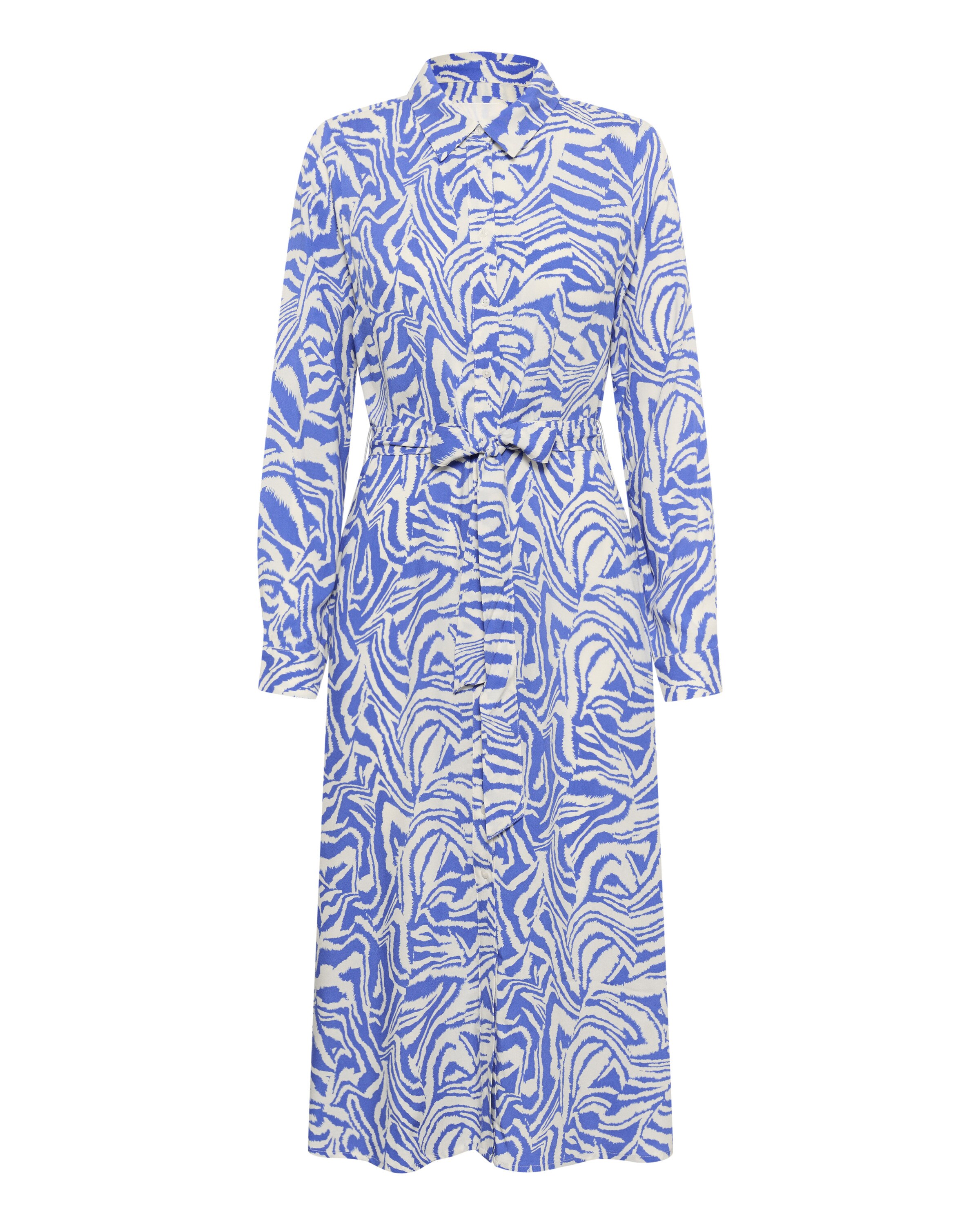 Part Two Kleid in Blau: Vorderseite