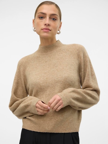VERO MODA Pulóver 'VMLEAF' - bézs