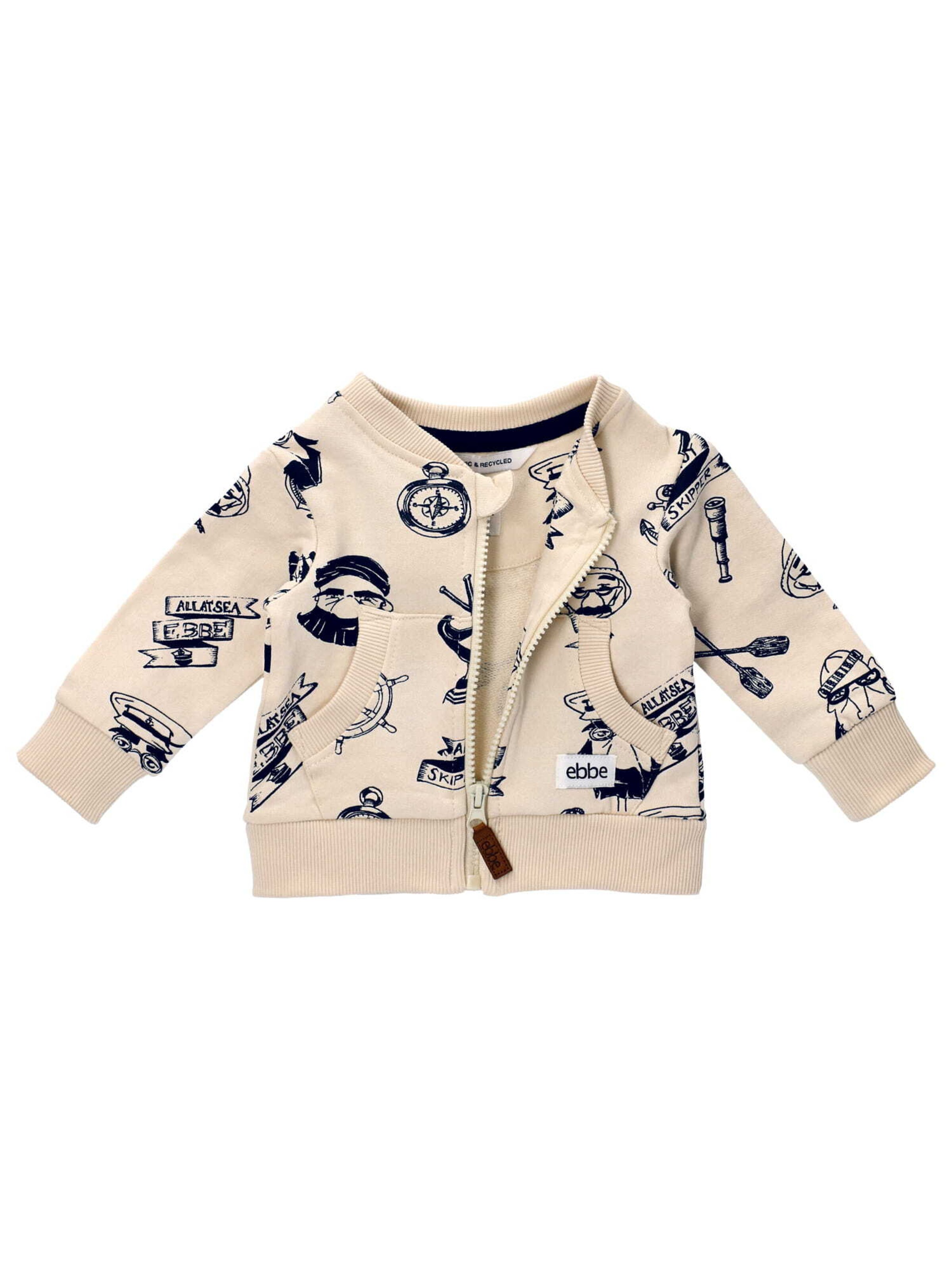 Ebbe Sweatjacke in Beige