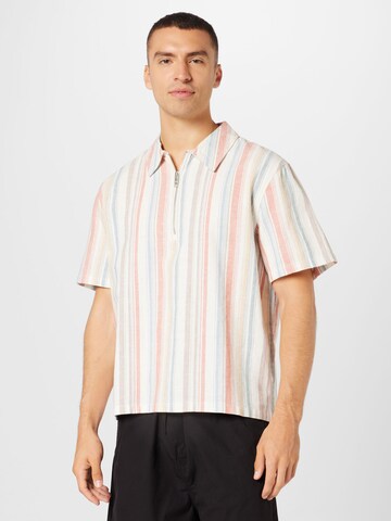 WEEKDAY Shirt 'Dejan' in Wit: voorkant