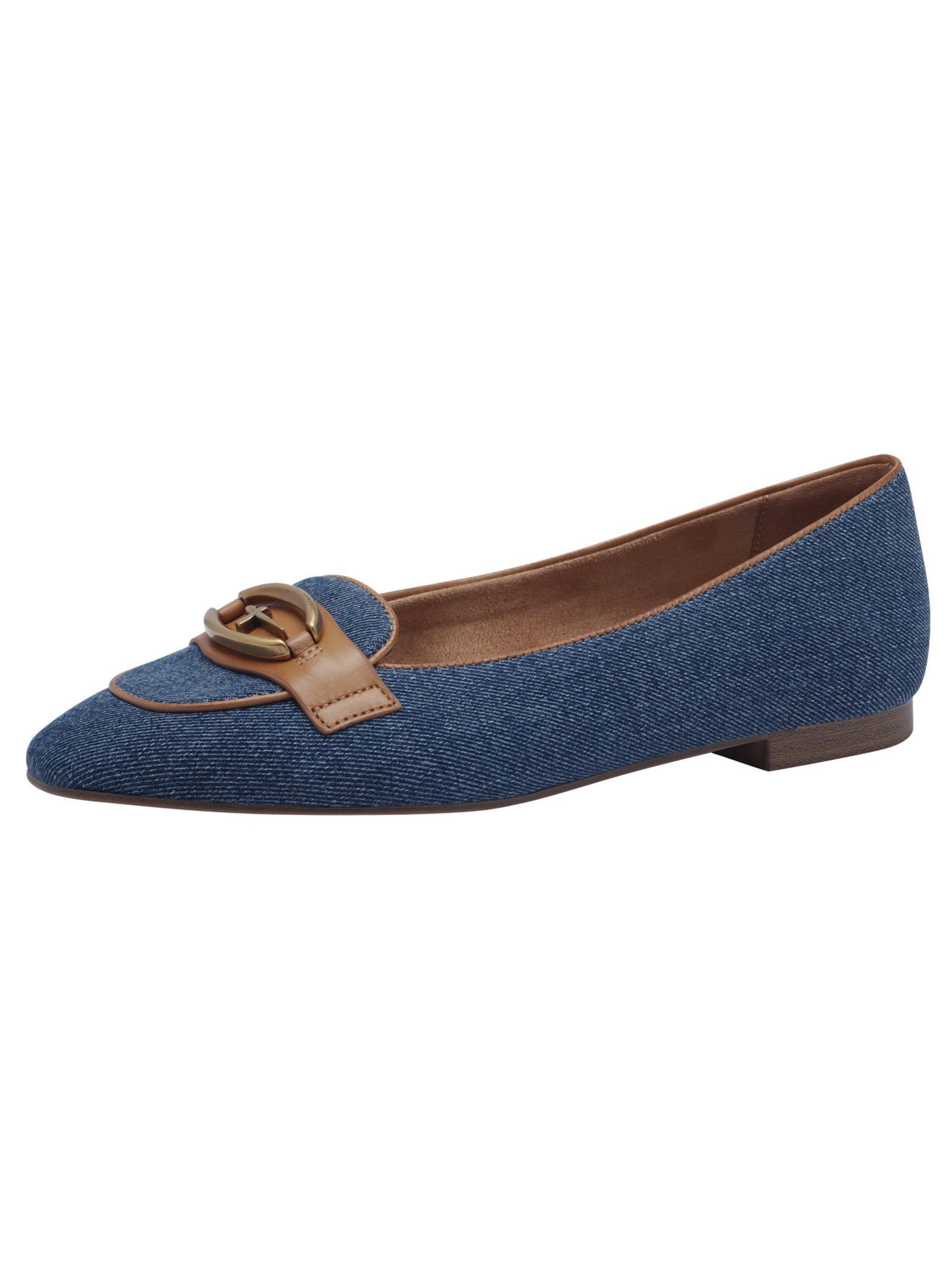 Tamaris Ballerina in Blau: Vorderseite