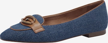Tamaris Ballerina in Blauw: voorkant
