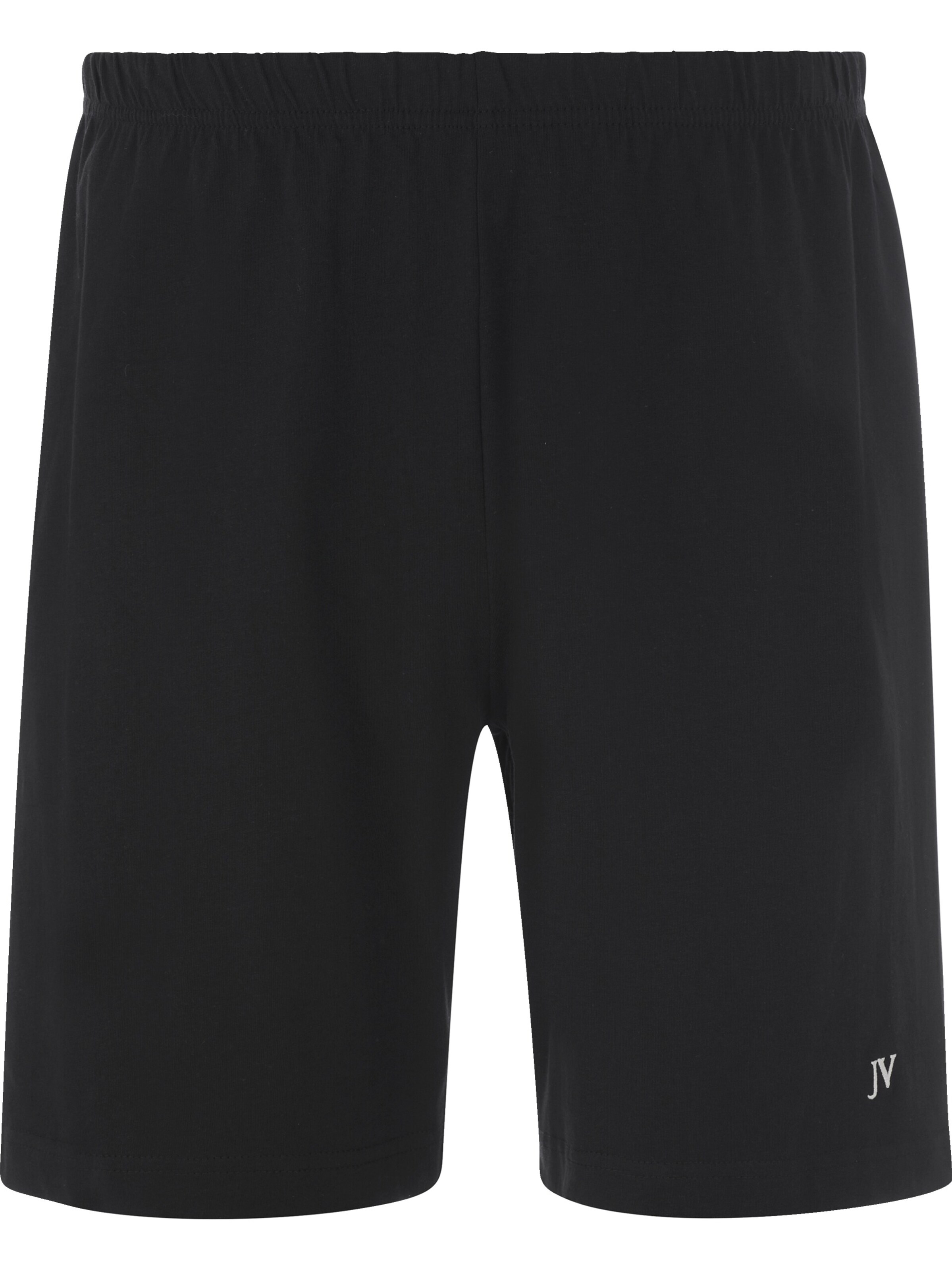 Jan Vanderstorm Schlafanzug 'Audun' in Schwarz