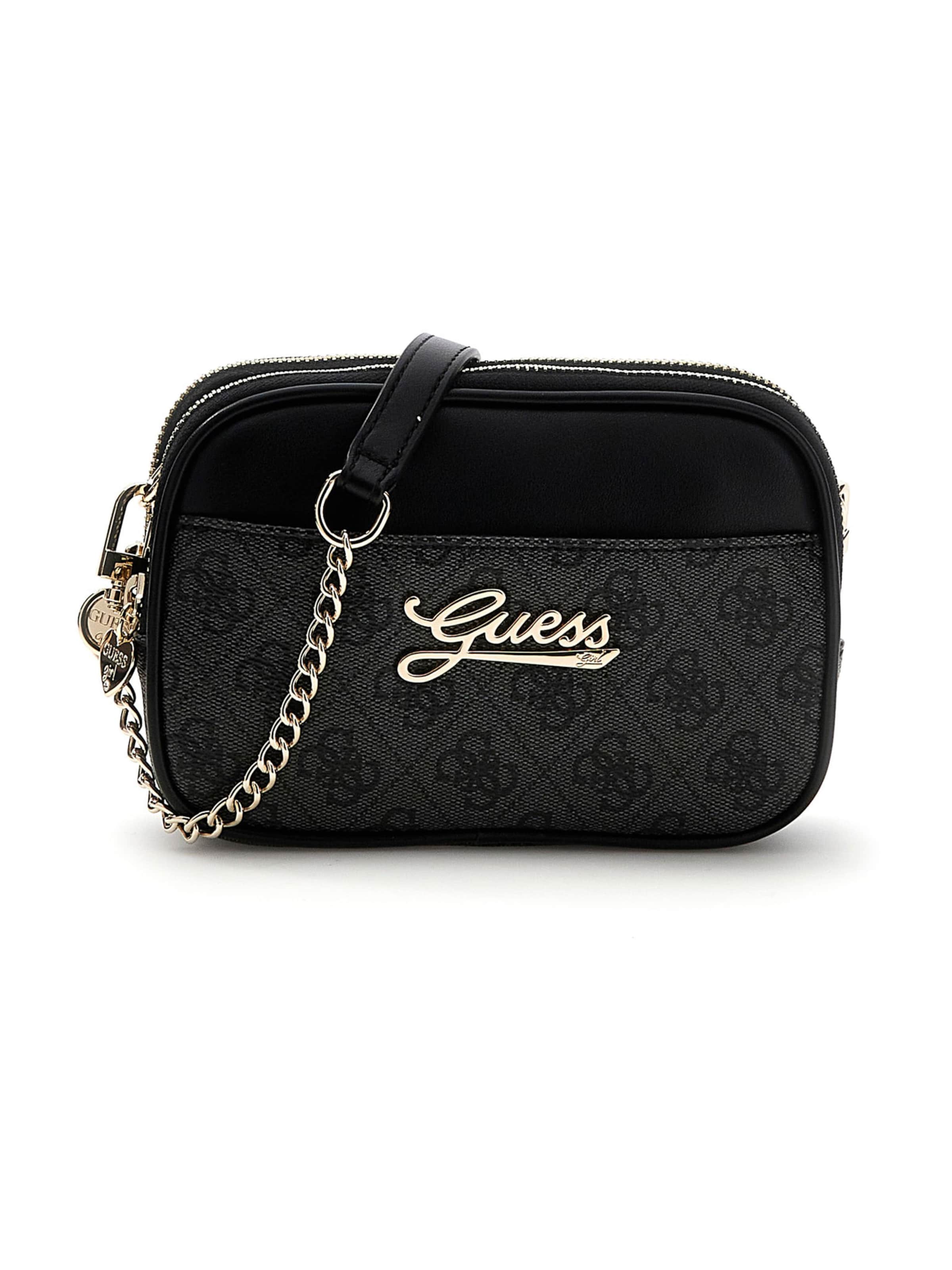 GUESS Schoudertas in Zwart: voorkant