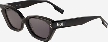 Lunettes de soleil McQ Alexander McQueen en noir : devant