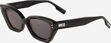 McQ Alexander McQueen Zonnebril in Zwart: voorkant