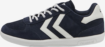 Baskets Hummel en bleu : devant