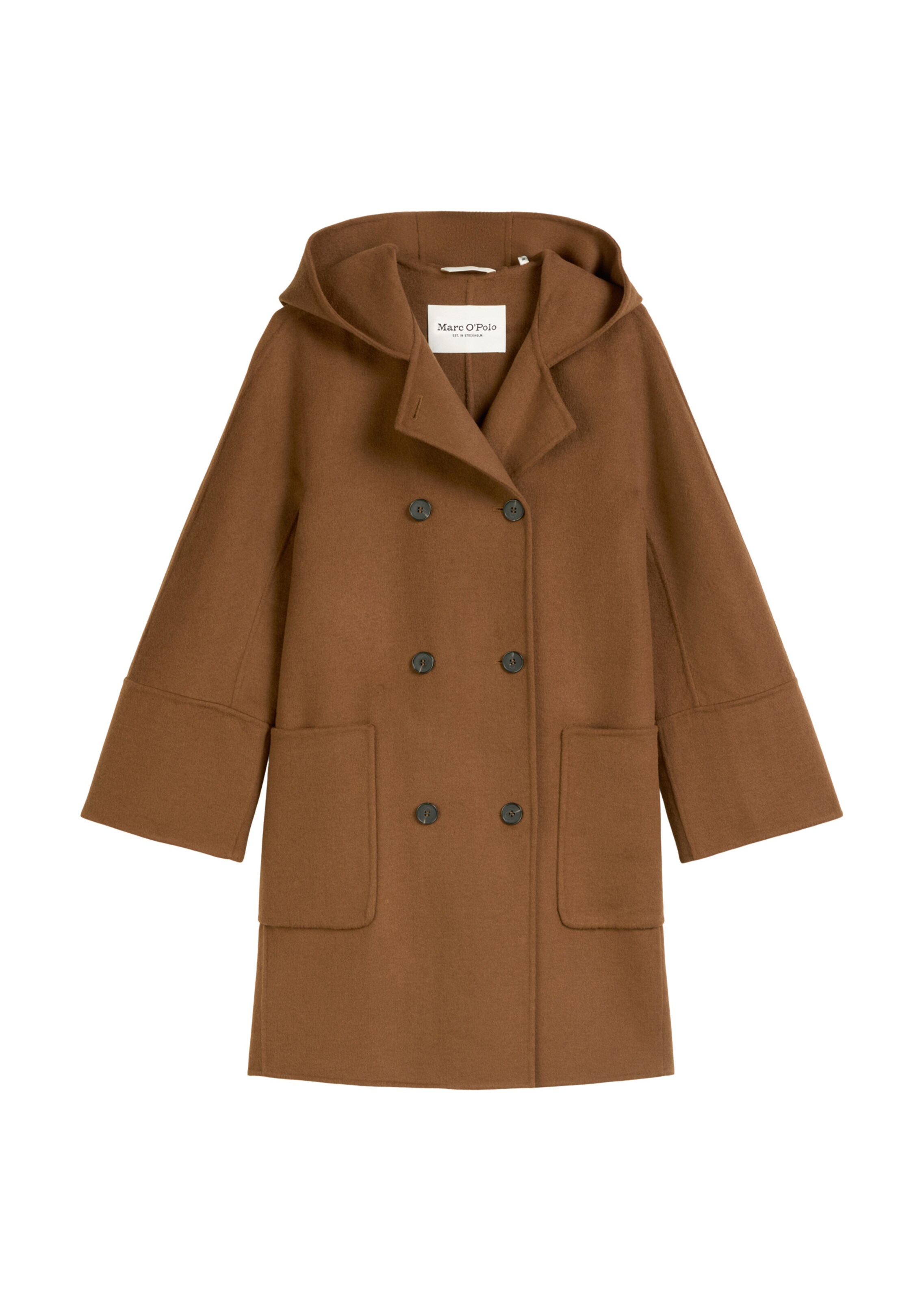 Marc O'Polo Between-seasons coat in Brown: front
