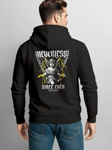 Neverless Sweatshirt 'Guns' in Black