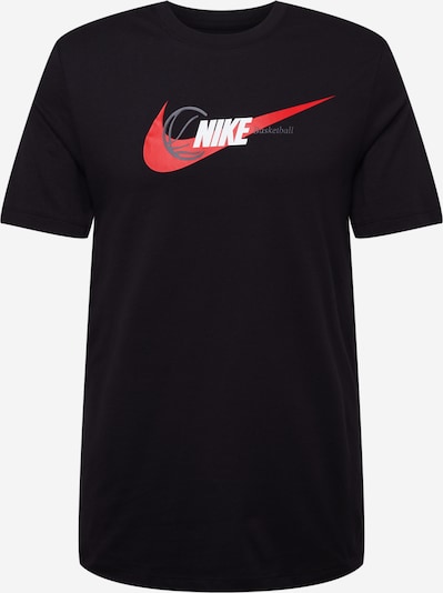 Tricou funcțional NIKE pe roșu / negru / alb, Vizualizare produs