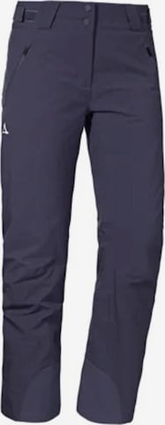 Schöffel Outdoor Pants 'Weissach' in Blue: front