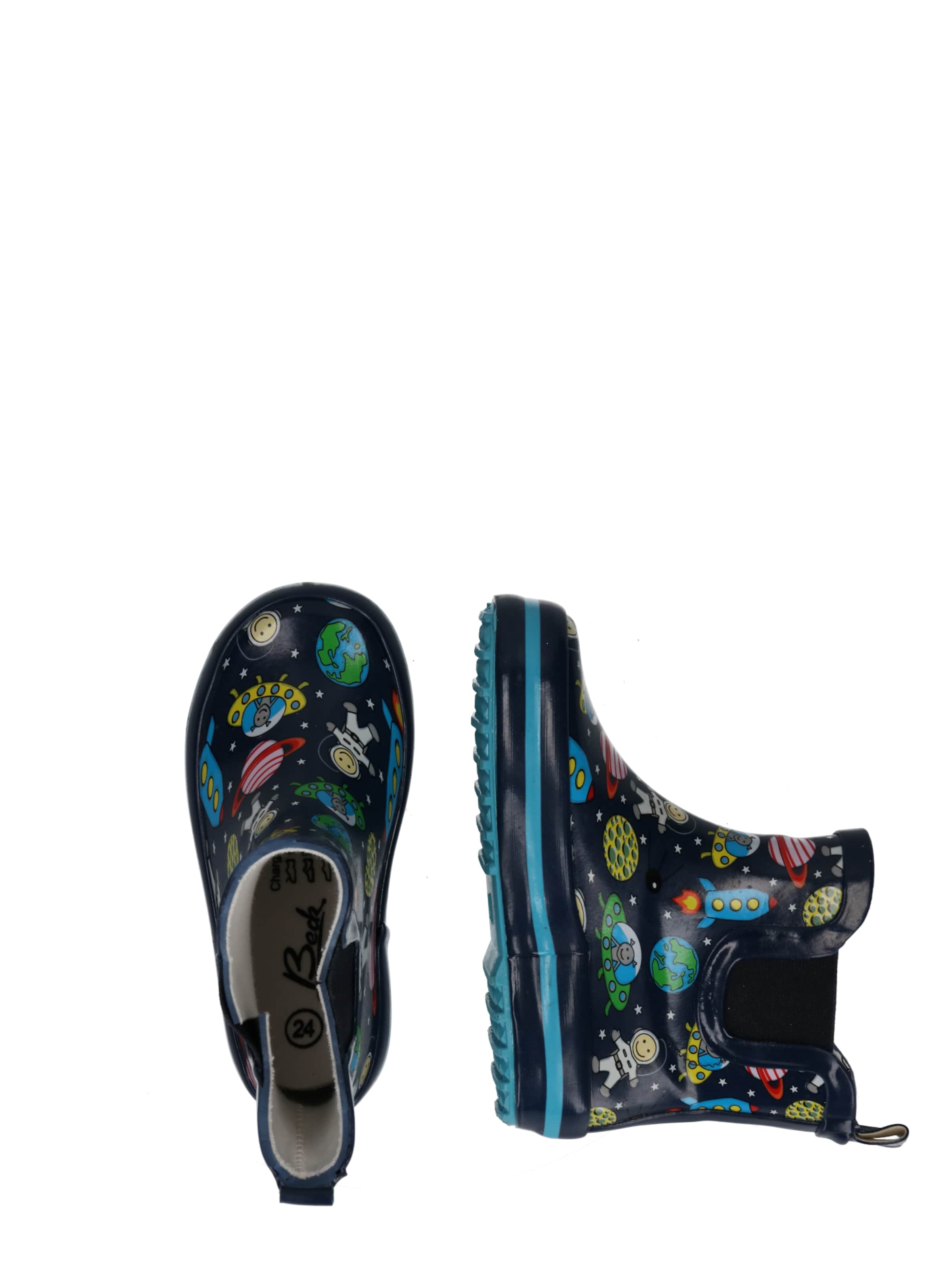 Bottes en caoutchouc BECK en bleu