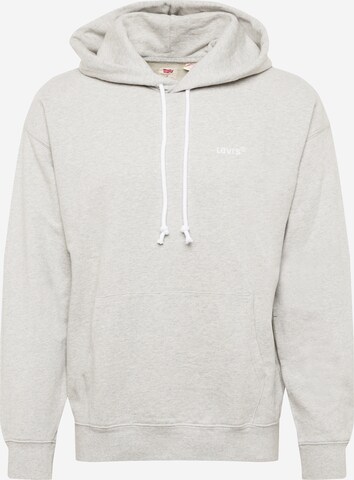 Bluză de molton 'Red Tab Sweats Hoodie' de la LEVI'S ® pe gri: față