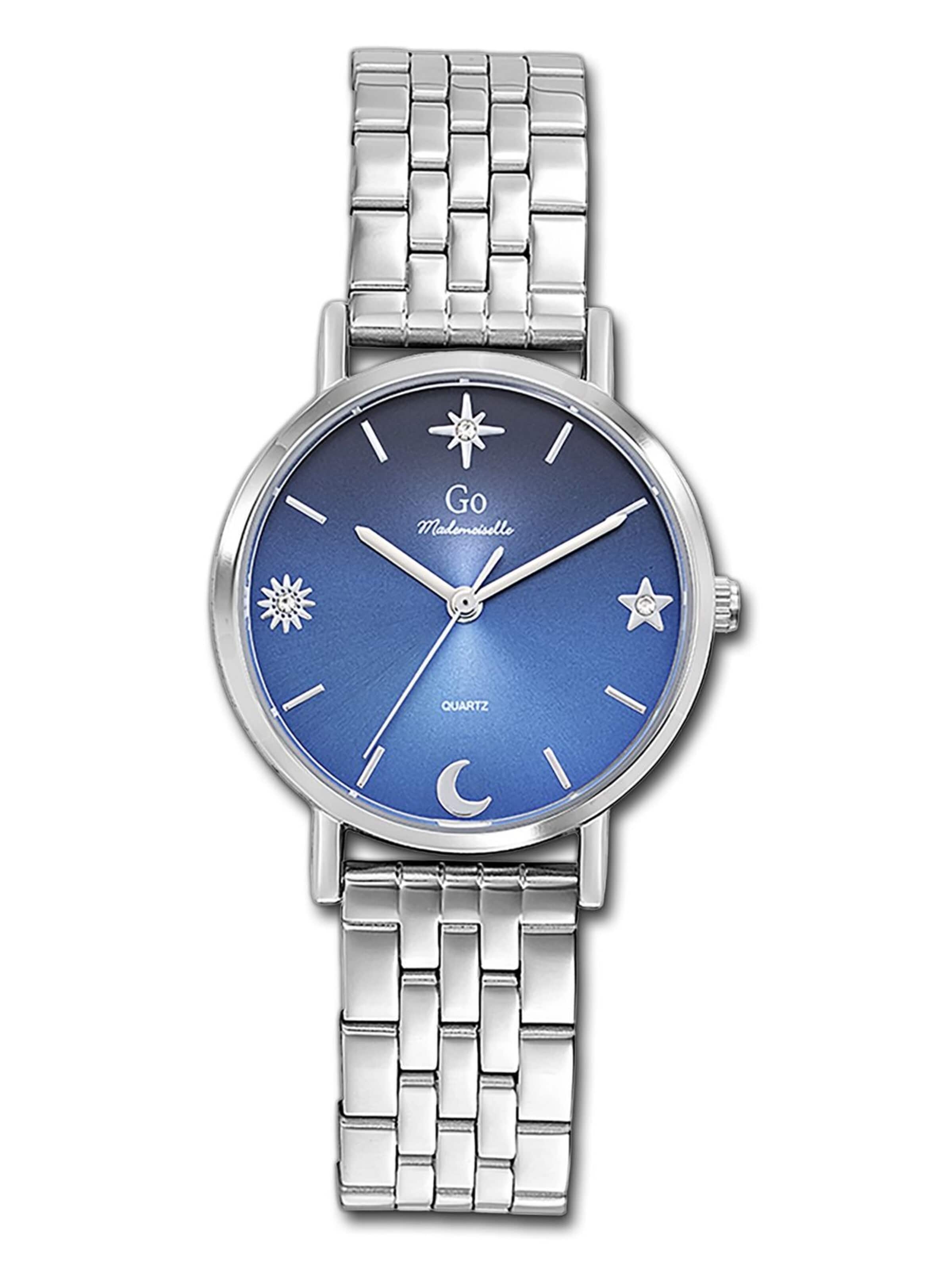 Orologio analogico di GO GirlOnly in argento: frontale