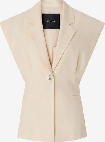 PINKO Tussenjas 'PINKO FLOELLA GIACCA FRISOTTINO GIACCA' in Wit: voorkant