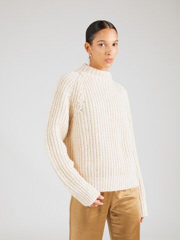 Pull-over 'Aya' SECOND FEMALE en beige : devant