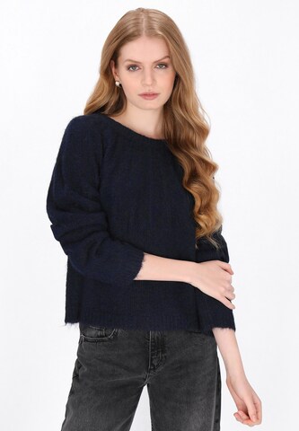 DreiMaster Vintage Trui in Blauw: voorkant