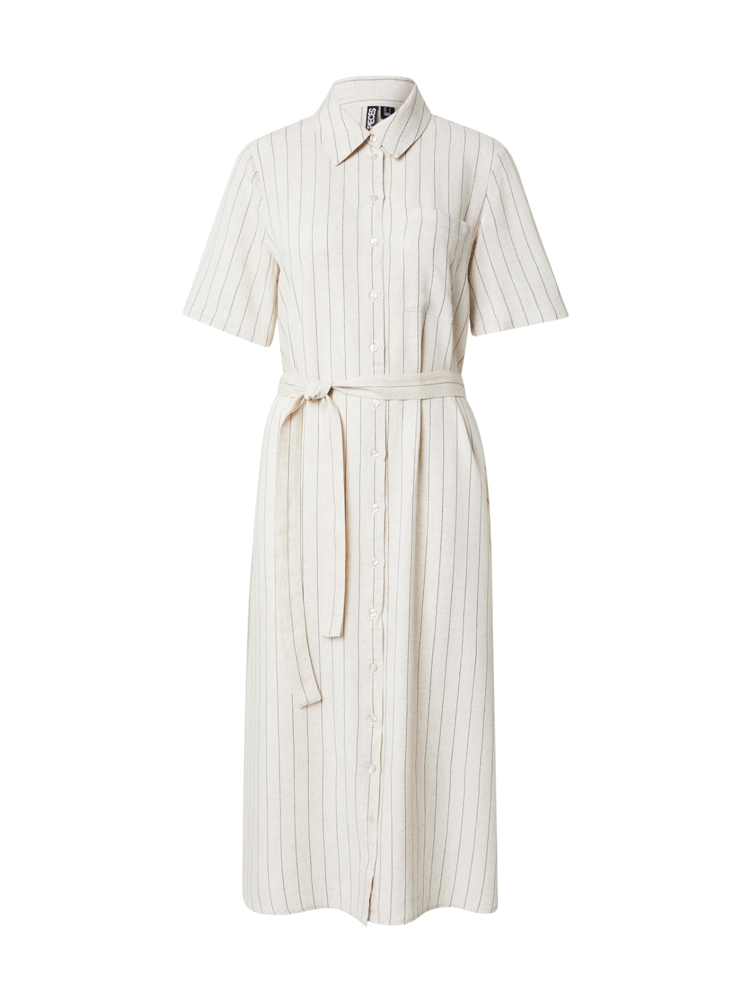 PIECES Skjortklänning 'Pia' i beige: framsida