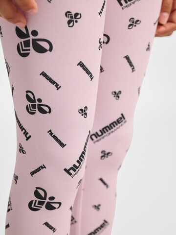Hummel Regular Sporthose in Pink