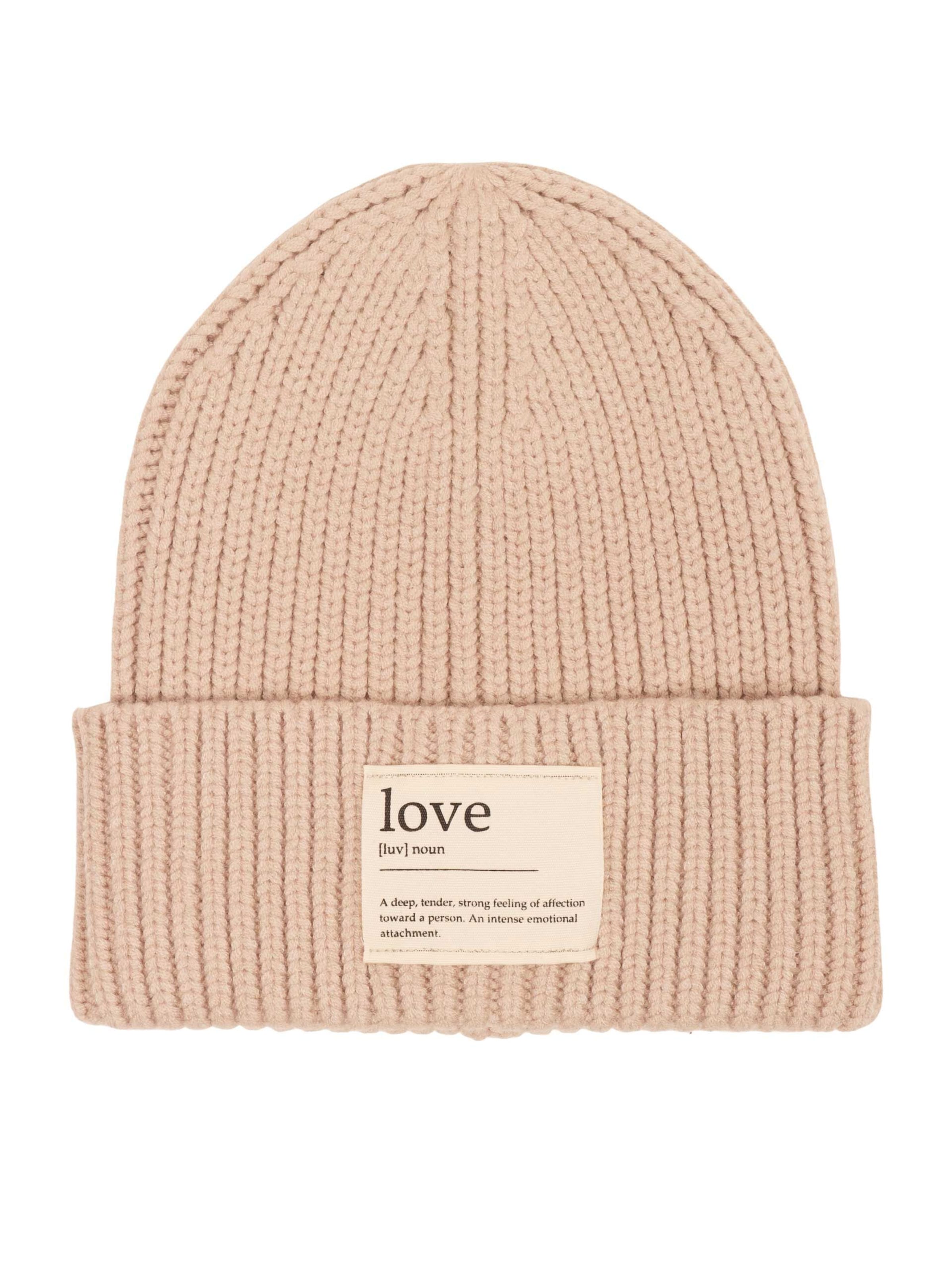 SAMAYA Beanie in Beige: front
