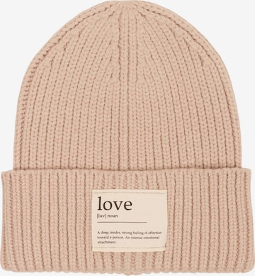SAMAYA Beanie in Beige: front