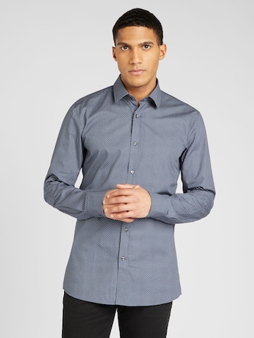HUGO Regular Fit Skjorte 'Elisha02' i blå: forside
