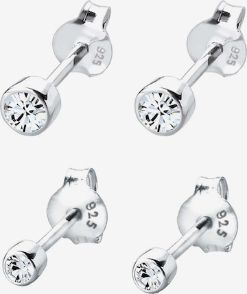 Boucles d'oreilles ELLI en argent : devant