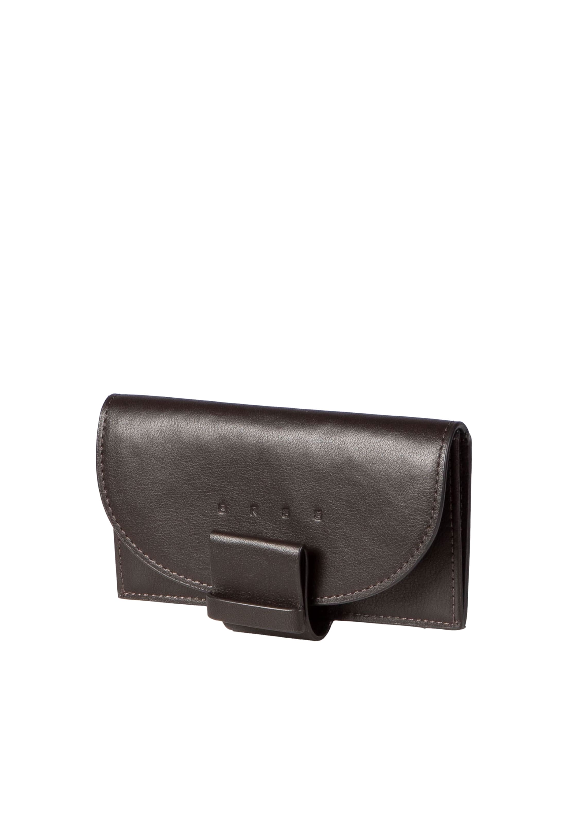 BREE Wallet 'The Icons Ladytop' in Brown: front
