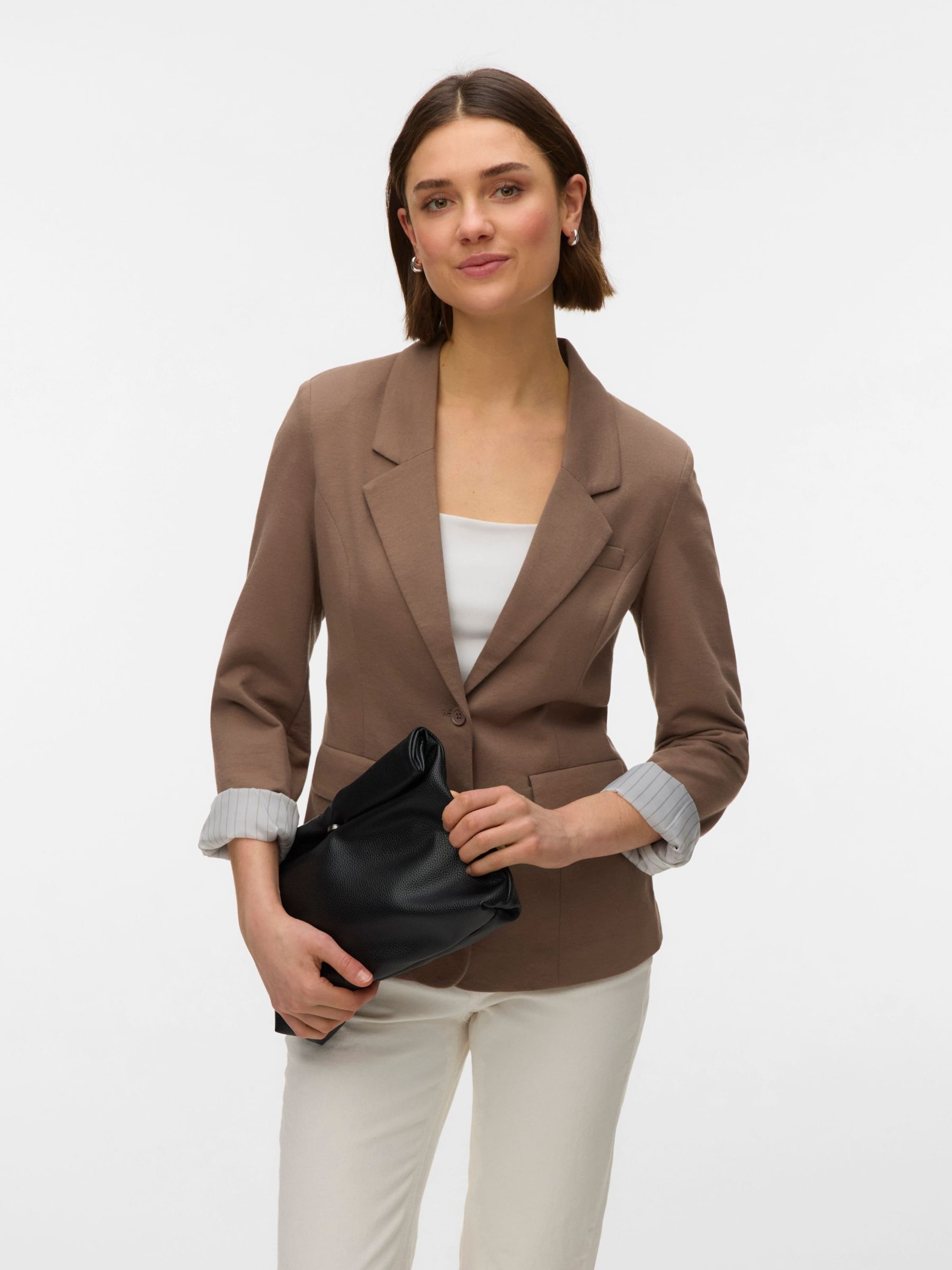 Blazer 'VMHARUKI' VERO MODA en marron : devant
