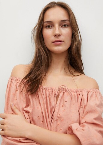 MANGO Bluse 'Brisbain' i pink