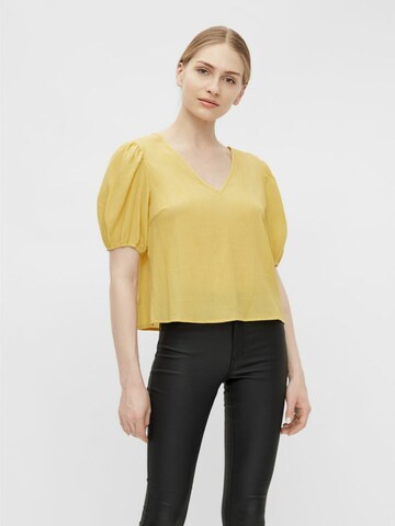 OBJECT - Blusa 'YASMINA' em amarelo: frente