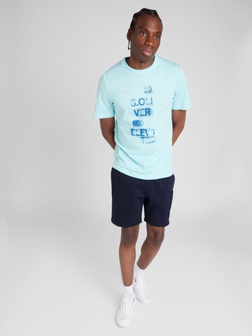 T-Shirt s.Oliver en bleu