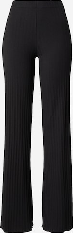 évasé Pantalon 'Lyle' OH APRIL en noir : devant
