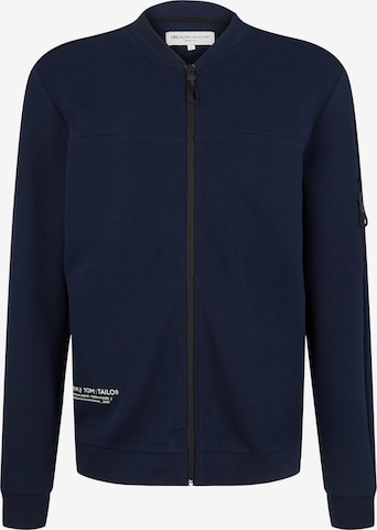 TOM TAILOR DENIM Sweatjacke in Blau: predná strana