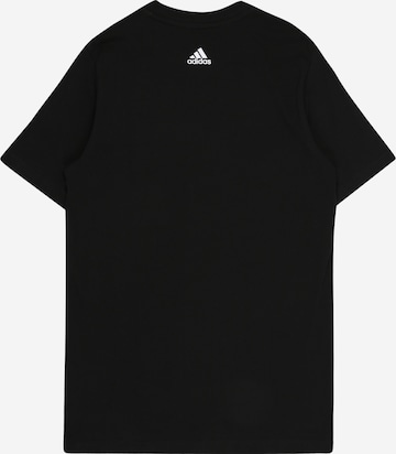 ADIDAS SPORTSWEAR Performance shirt 'Essentials Linear Logo ' in Black