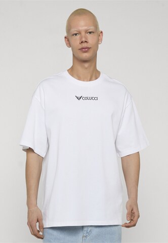 Tricou 'Ikarus' de la Colucci pe alb