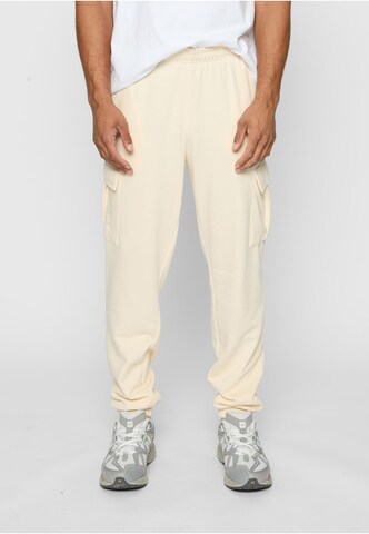 Loosefit Pantaloni cargo 'Light Terry' di Urban Classics in beige: frontale