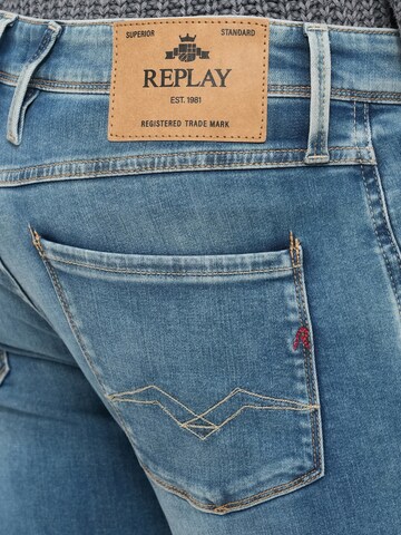 REPLAY Skinny Fit Дънки 'ANBASS' в синьо