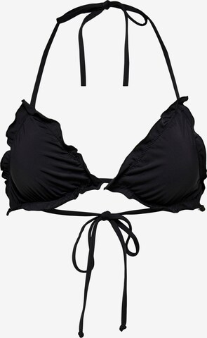 ONLY Triangel Bikinitopp 'ANDREA' i svart: forside